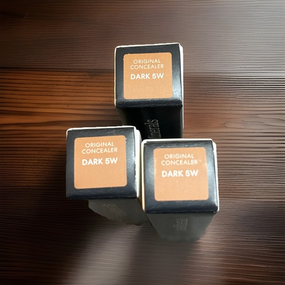 Bare Minerals Original Liquid Mineral Concealer ~Dark‎ 5W 0.2 fl oz Lot Of THREE - Picture 3 of 6